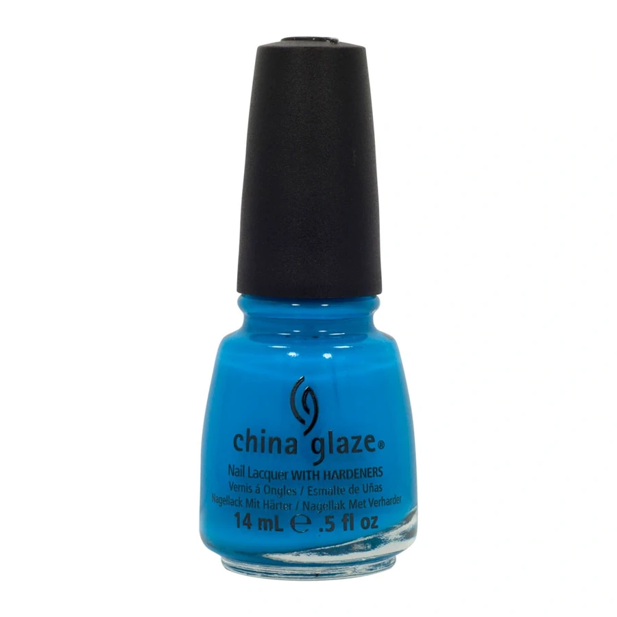 Лак China Glaze Hanging in the Balance насичений блакитний, емаль 14 мл