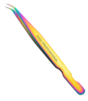 Пінцет для нарощування вій R12 Kodi Tweezers для Eyelashes Extension R12