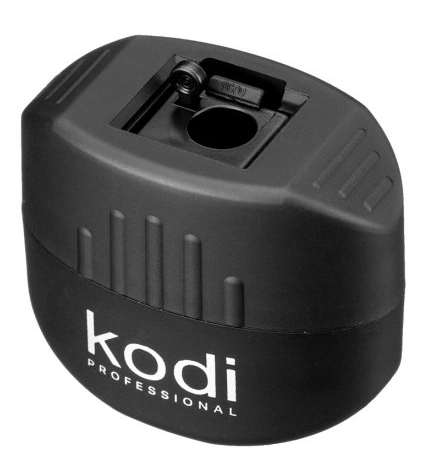 Стругачка для косметичних олівців Kodi Sharpener for Cosmetic Pencils Matte Black чорна матова, з одним лезом