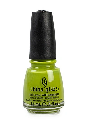 Лак China Glaze Def Defying приглушений салатовий, емаль 14 мл