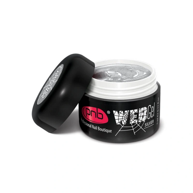 Гель-павутинка PNB UV/LED WEB Gel Silver сріблястий 5 мл