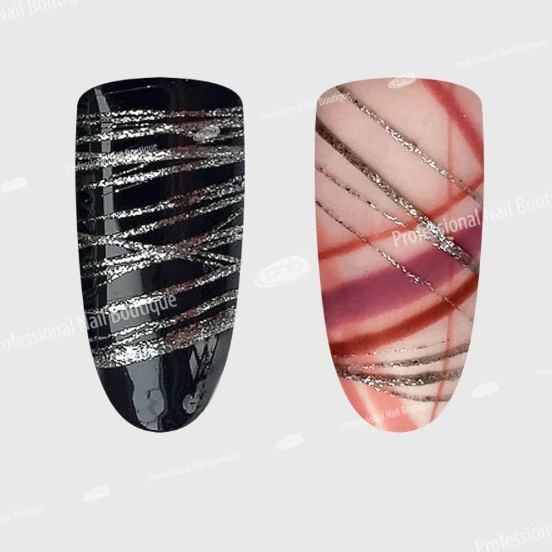Гель-павутинка PNB UV/LED WEB Gel Silver сріблястий 5 мл