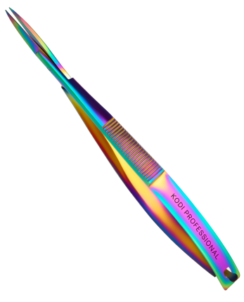 Ножиці для брів Kodi Eyebrow Scissors Rainbow райдужний