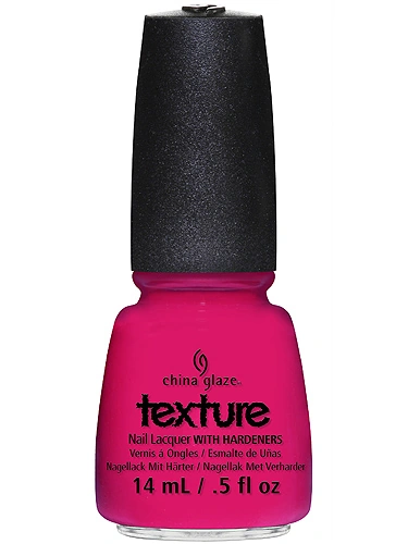 Текстурний лак China Glaze Texture Bump & Grind насичений малиновий, матовий 14 мл