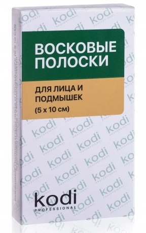 Воскові смужки Kodi Wax Strips 10 Strips + 2 Wipes 10 смужок + 2 серветки