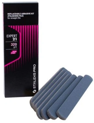 Набір змінних файлів для пилки прямий Staleks EXPERT 21 320 грит 10 шт