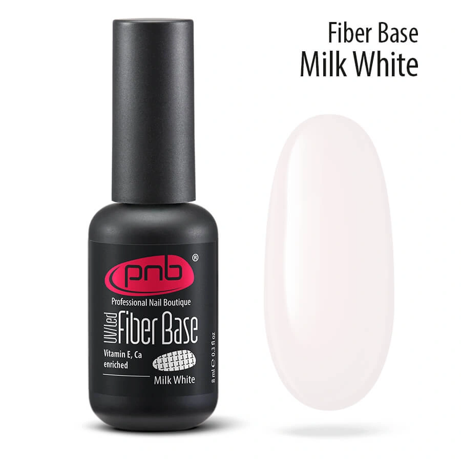 Файбер база PNB UV/LED Fiber Base White Milk біло-молочна 17 мл