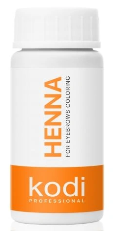 Хна для фарбування брів Kodi Henna for Eyebrows Coloring Foxy 5 гр червоно-коричнева