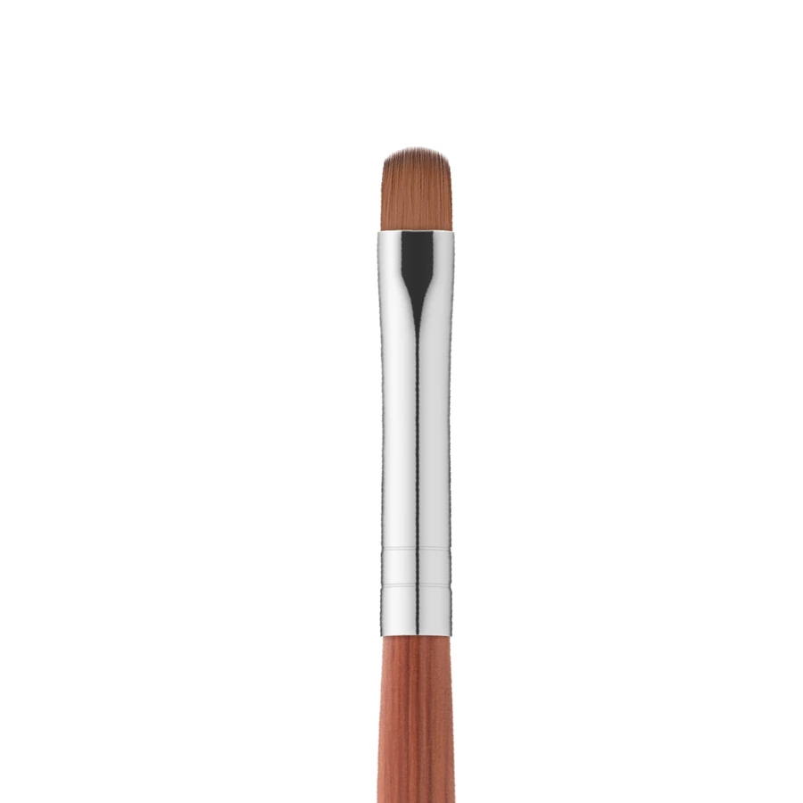 Пензель для гелю 7/E Kodi Gel Brush 7/E нейлон, дерев`яна коричнева ручка