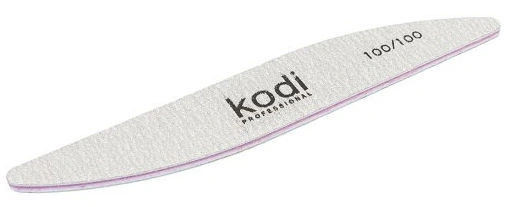 Пилка для нігтів Бумеранг Kodi Nail File Boomerang Gray 100/100 грит