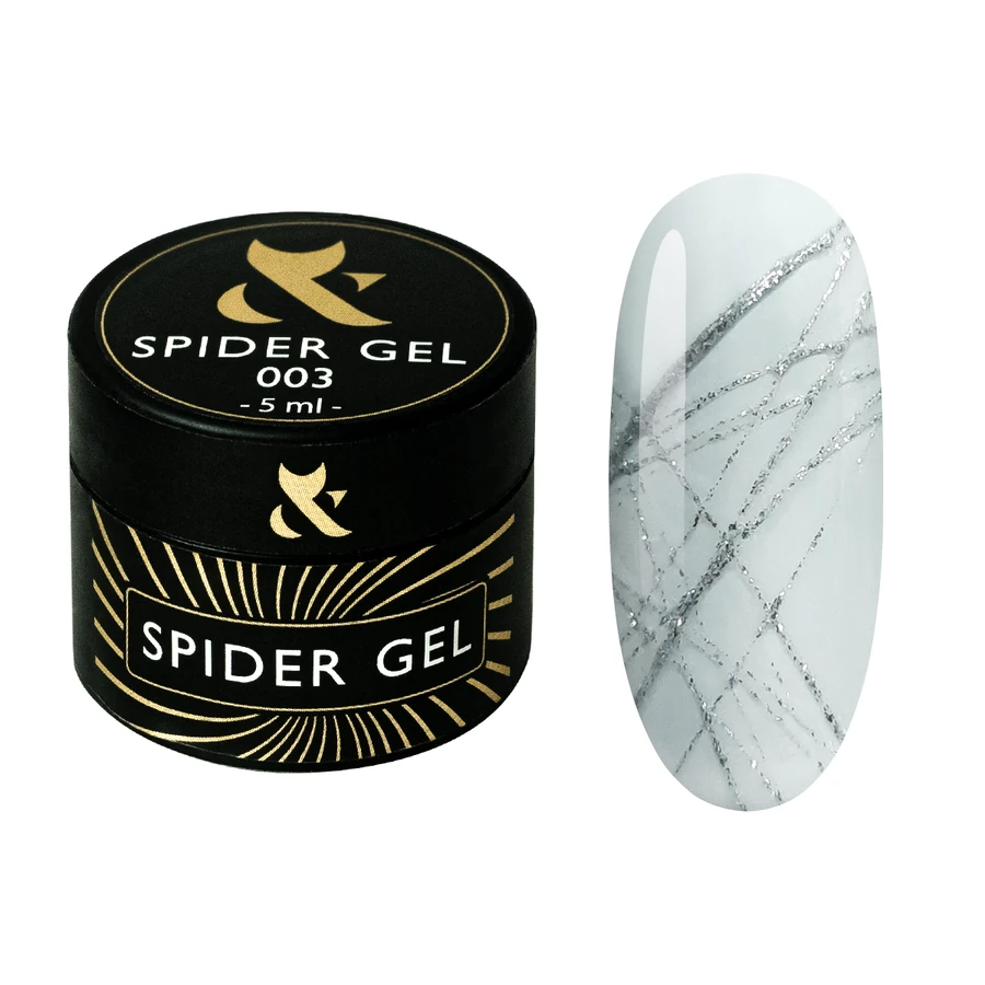Гель-павутинка FOX Spider Gel 003 Silver сріблястий 5 ml