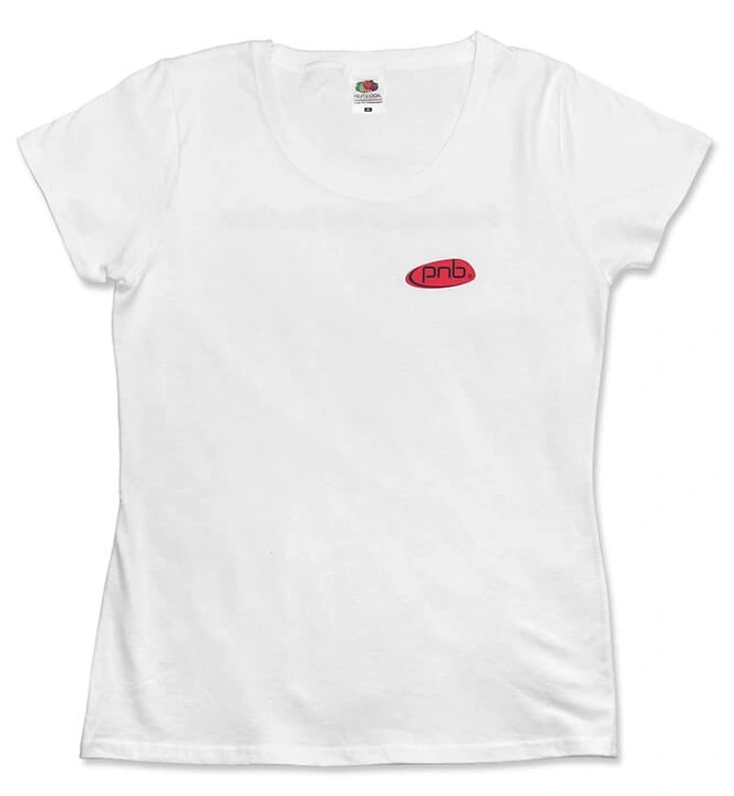 Футболка з логотипом PNB біла PNB T-shirt White XXL розмір XXL