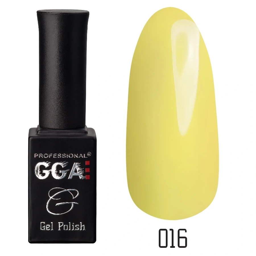 Гель-лак GGA Professional Gel Polish №016 яєчний, емаль 10 мл
