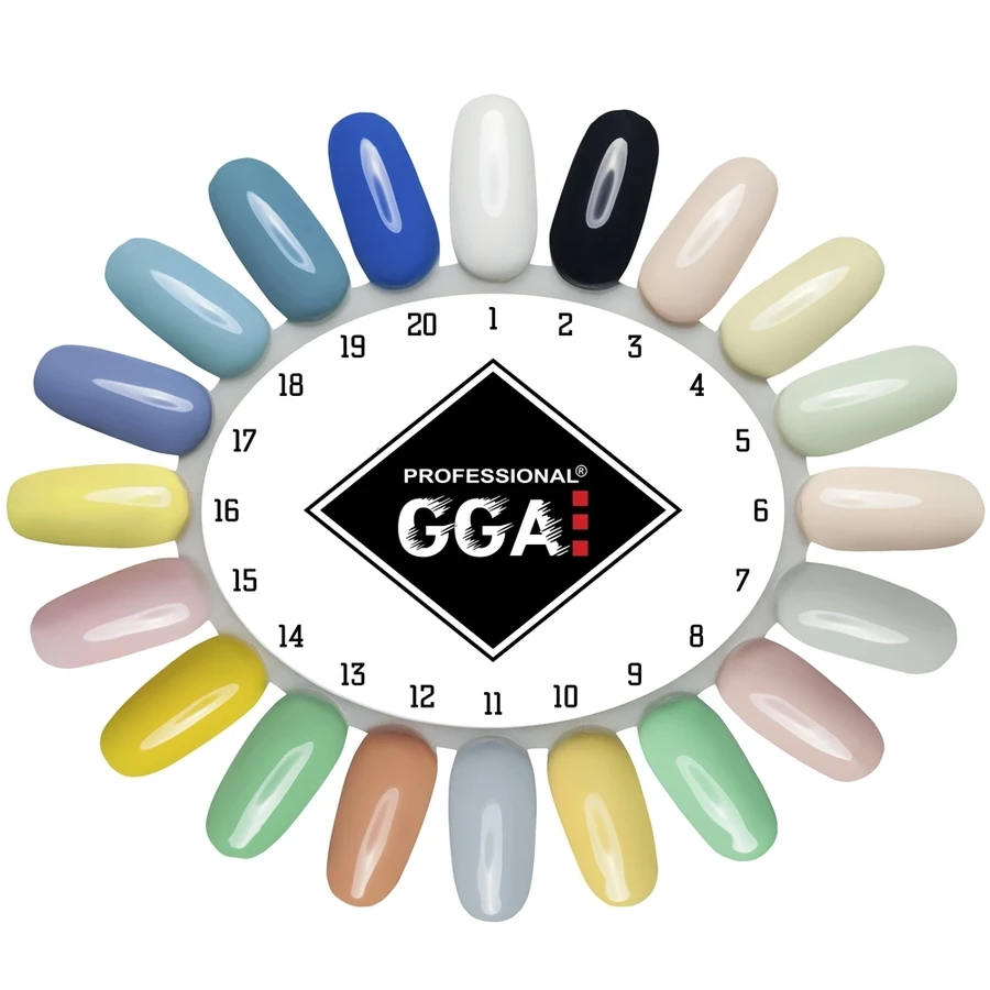 Гель-лак GGA Professional Gel Polish №016 яєчний, емаль 10 мл