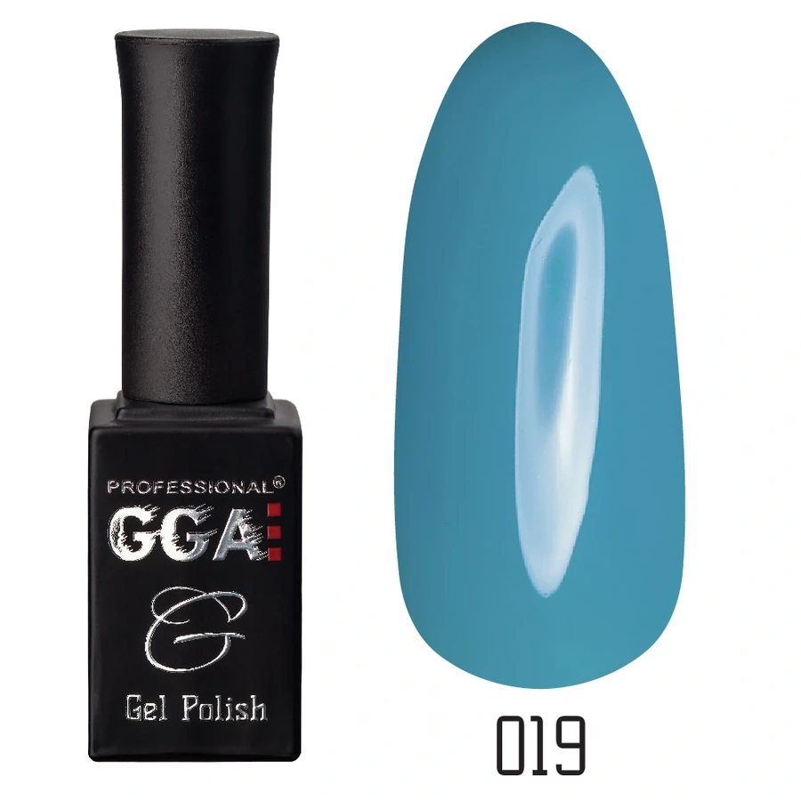 Гель-лак GGA Professional Gel Polish №019 джинсовий, емаль 10 мл