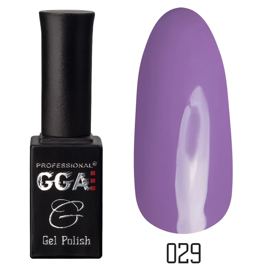 Гель-лак GGA Professional Gel Polish №029 фіолетовий, емаль 10 мл