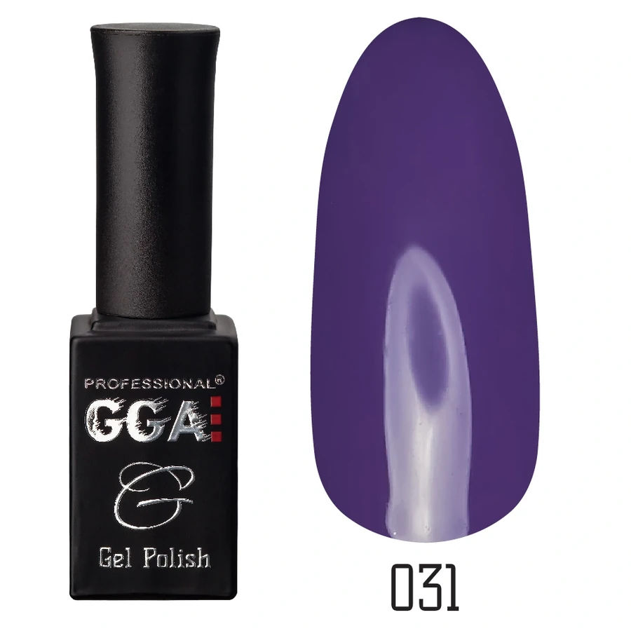 Гель-лак GGA Professional Gel Polish №031 фіолетовий, емаль 10 мл