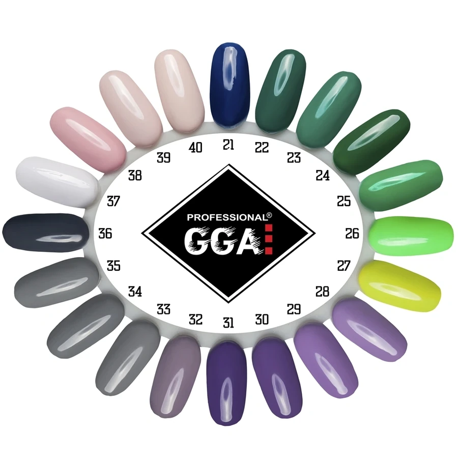 Гель-лак GGA Professional Gel Polish №031 фіолетовий, емаль 10 мл