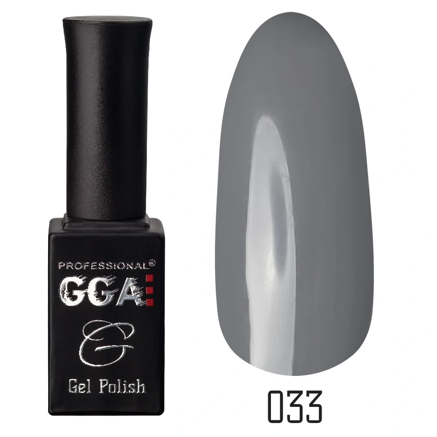 Гель-лак GGA Professional Gel Polish №033 циркон, емаль 10 мл