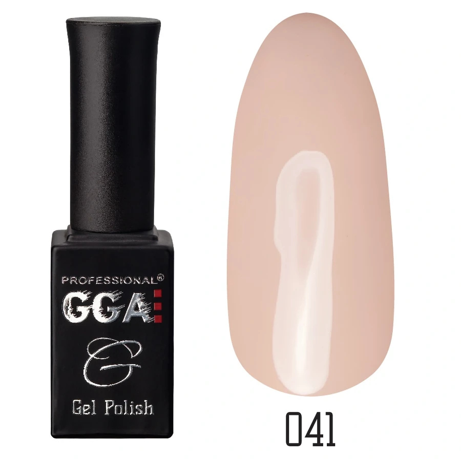 Гель-лак GGA Professional Gel Polish №041 чайна троянда, емаль 10 мл