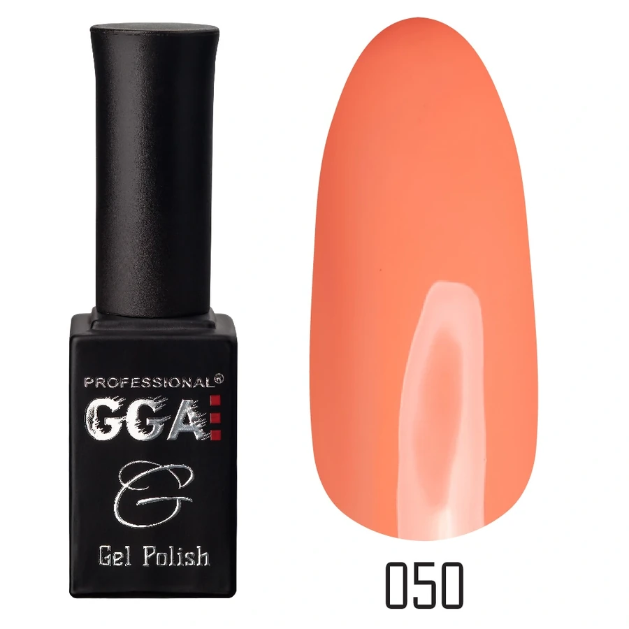 Гель-лак GGA Professional Gel Polish №050 кораловий, емаль 10 мл