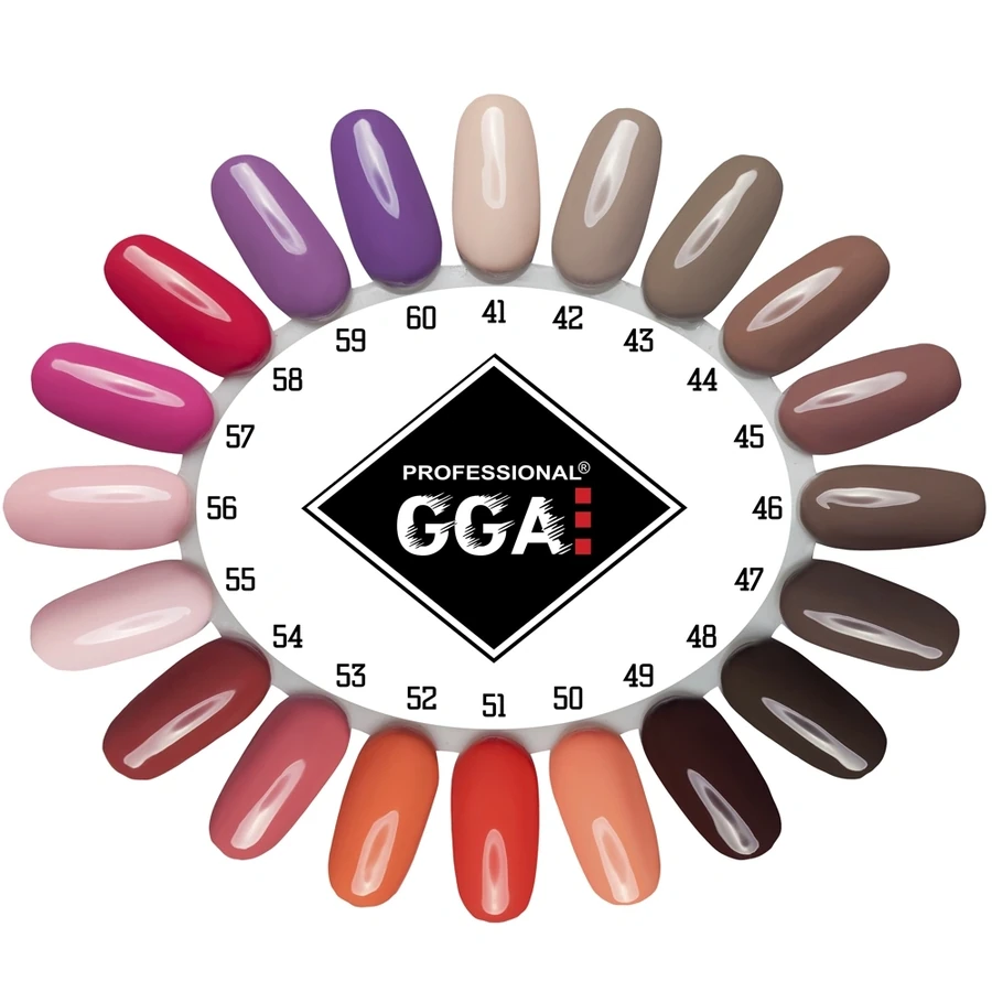 Гель-лак GGA Professional Gel Polish №050 кораловий, емаль 10 мл