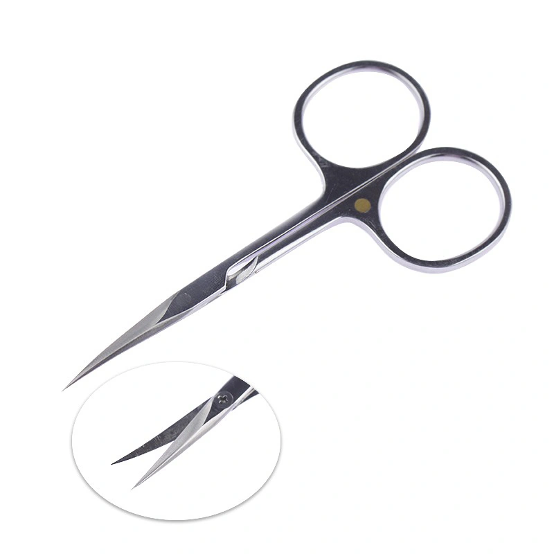 Ножиці 100 мм + чохол Olton Manicure Scissors шкіра 100 мм