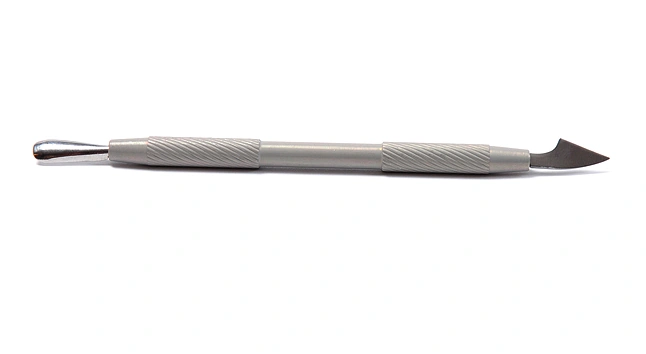 Сокирка-лопатка + чохол Olton Stainless Cut Pusher шкіра