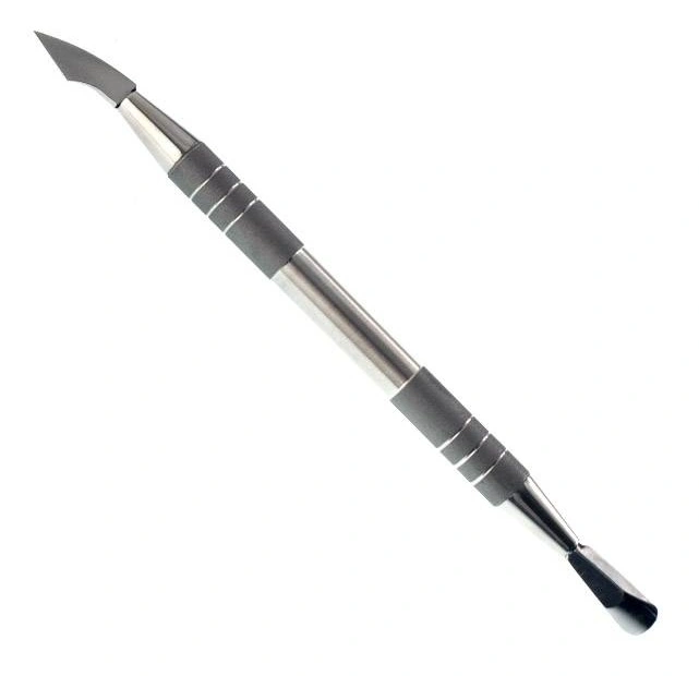 Сокирка-лопатка + чохол Olton Stainless Cut Pusher шкіра