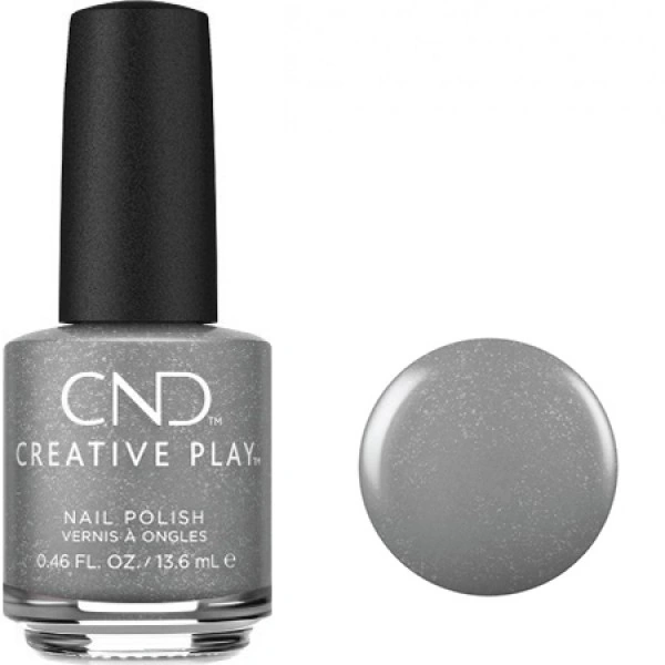 Лак CND Creative Play 531 Coin Drop сріблястий з шиммером 13,6 мл