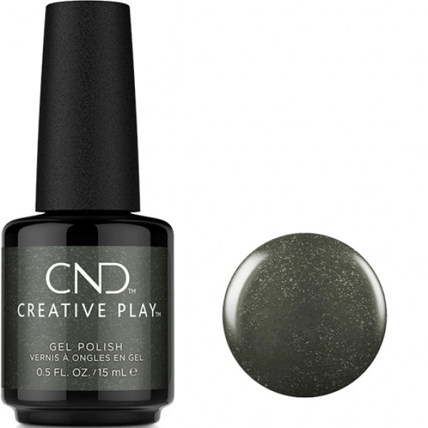 Гель-лак CND Creative Play 532 Night Light вугільний із шиммером 15 мл