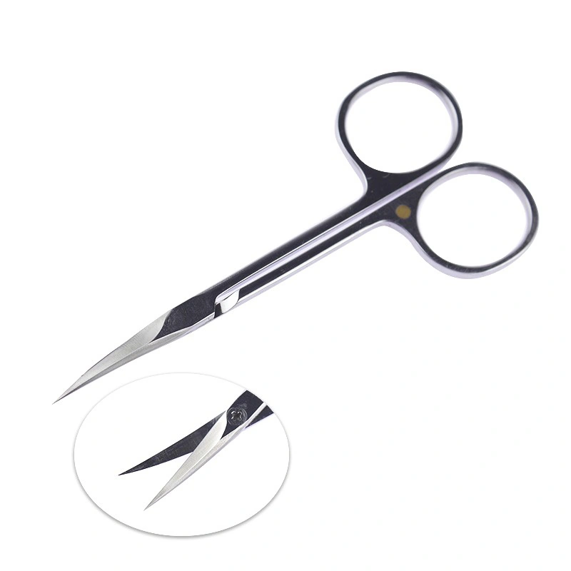Ножиці 113 мм + чохол Olton Manicure Scissors шкіра 113 мм