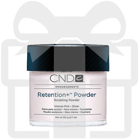 Рожева акрилова пудра CND ПОДАРУНОК! Retention+ Powder Intense Pink 3,5г