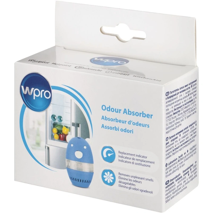 Поглинач запаху ведмедик для холодильників WPRO Odour Absorber (C00380123)