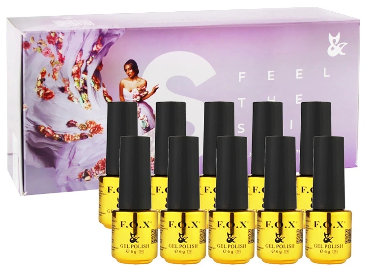 Набір гель-лаків 501-510 FOX Feel The Spring Set 10 шт