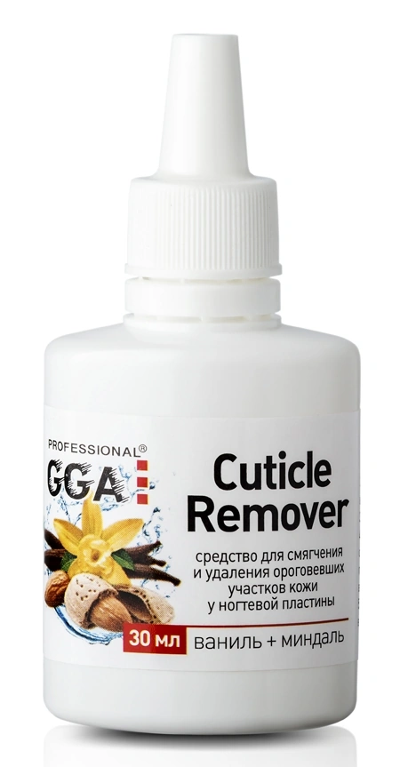 Ремувер для кутикули GGA Professional Cuticle Remover Vanilla and Almonds ваніль та мигдаль 30 мл