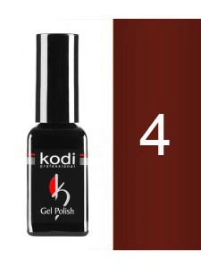 Гель-лак Kodi Гель лак №4 класичний червоний, емаль 12 мл