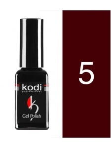 Гель-лак Kodi Гель лак №5 коричнево-бордовий, емаль 12 мл