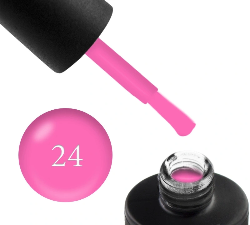 Гель-лак Couture Colour Gel-Polish Limited Edition 24 насичений рожевий, емаль 9 мл