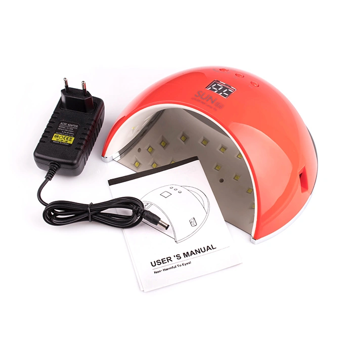 Лампа для манікюру SUNUV LED/UV SUN 6 48 W Red червона