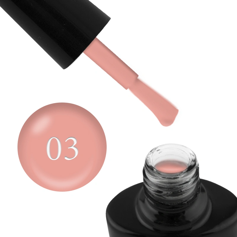 Гель-лак G.La color Gel-Polish №3 персиково-рожевий, емаль 10 мл