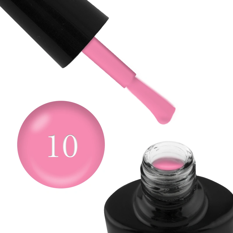 Гель-лак G.La color Gel-Polish №10 насичений рожевий, емаль 10 мл