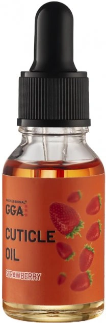 Олія для кутикули GGA Professional Cuticle Oil Strawberry Полуниця 15 мл