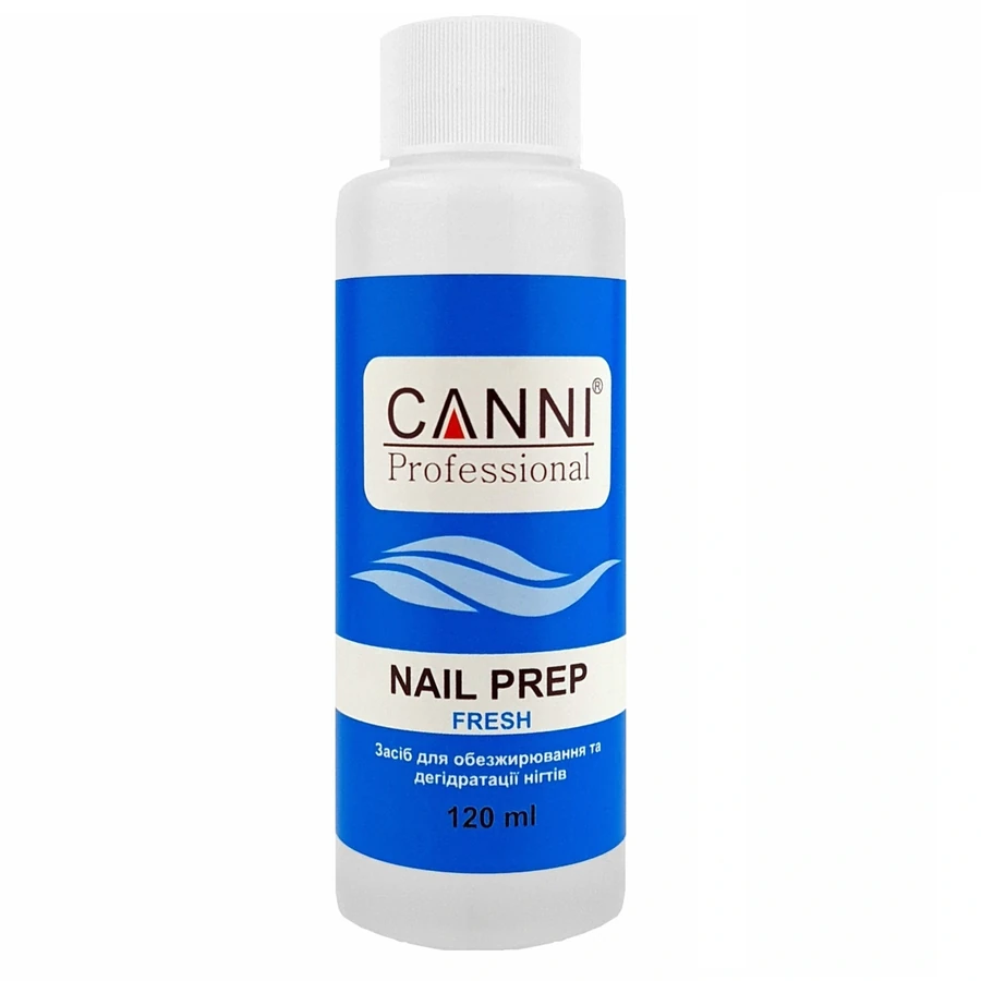 Засіб для знежирення та дегідратації нігтів Canni Nail Prep Fresh свіжість 120 мл
