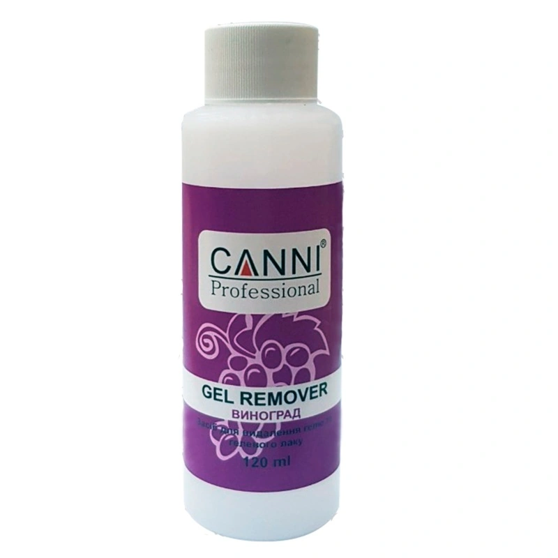 Рідина для зняття гель-лаку Canni Gel Remover Grapes виноград 120 мл