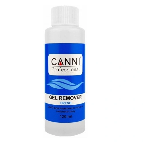 Рідина для зняття гель-лаку Canni Gel Remover Fresh свіжість 120 мл
