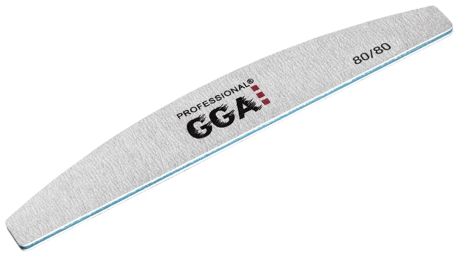 Пилка Півмісяць GGA Professional Nail File Half-Moon 80/80 грит
