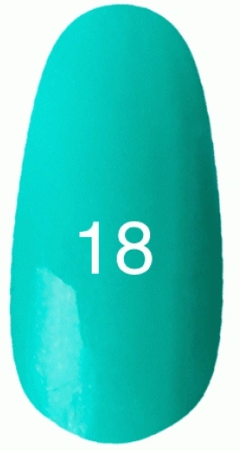 Гель-лак Kodi Гель лак №18 світла бірюза з мікроблиском 12 мл