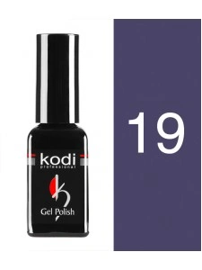 Гель-лак Kodi Гель лак №19 темно-сірий з бузковим відливом, легкий шиммер 12 мл