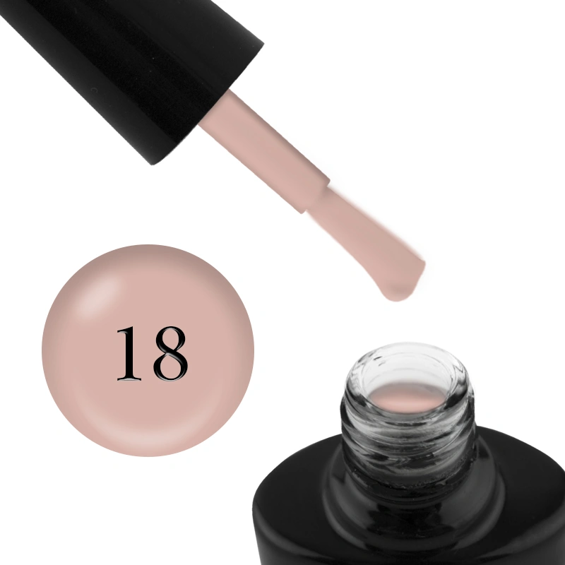 Гель-лак G.La color Gel Polish №18 рожево-бежевий, емаль 10 мл